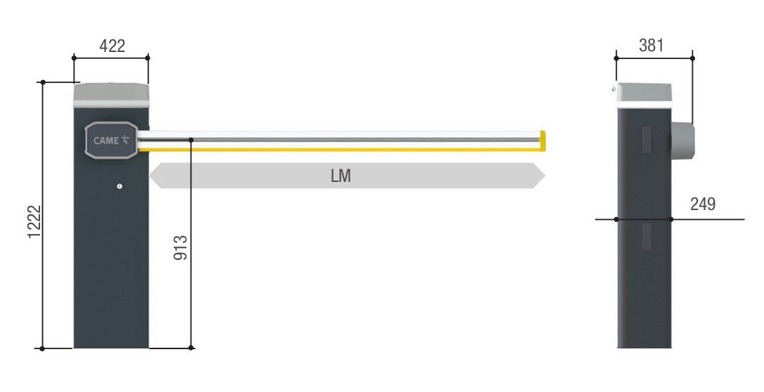 Came GARD4 GR rozmer