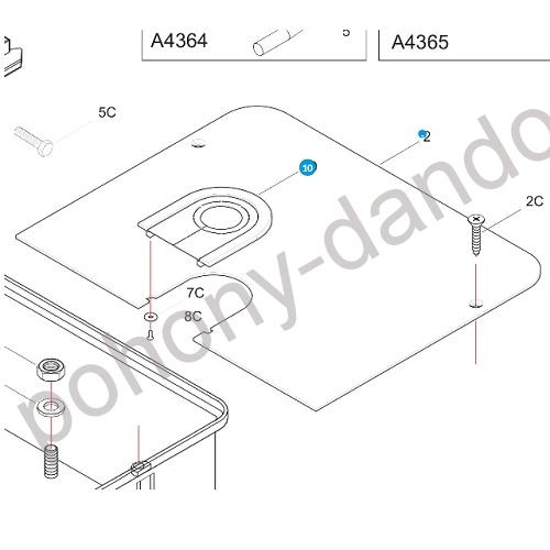 CAME 119RIA047 Odblokovať kľúč - pre A4364