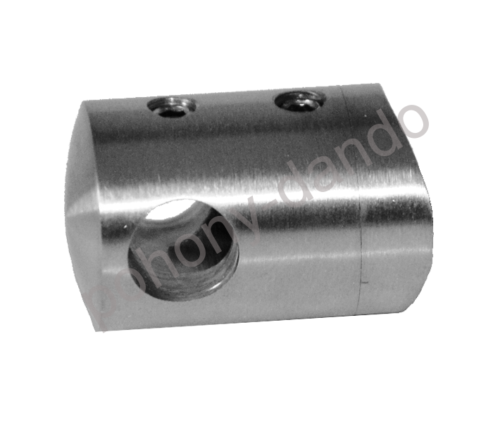 EB1-4212 - ø 12mm držiak tyče na trubku ø 42.4mm (30x22mm), brúsená nerez K320 /AISI304