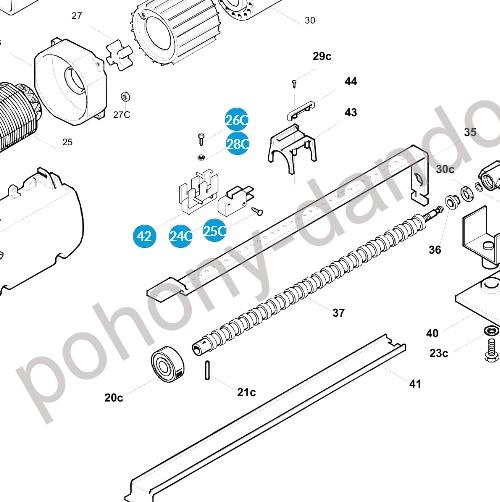 CAME 88001-0151 - Sústava mikrospínačov pre ATI
