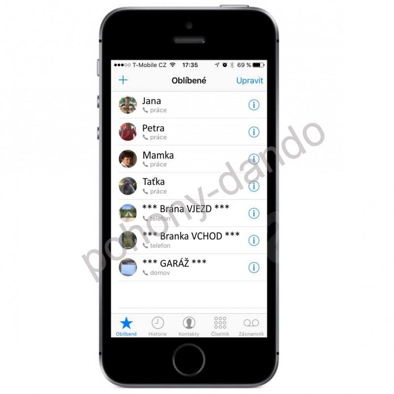 GSM kľúč, počet užívateľov 10 