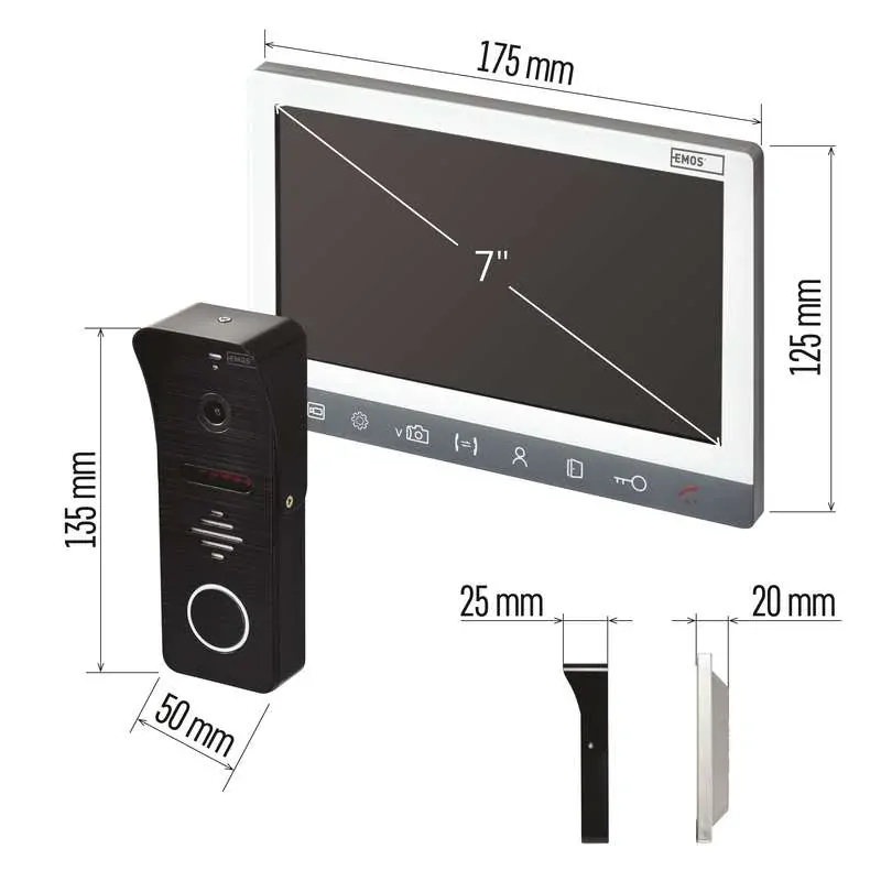 H3015 Monitor pre videovrátnik EM-10AHD