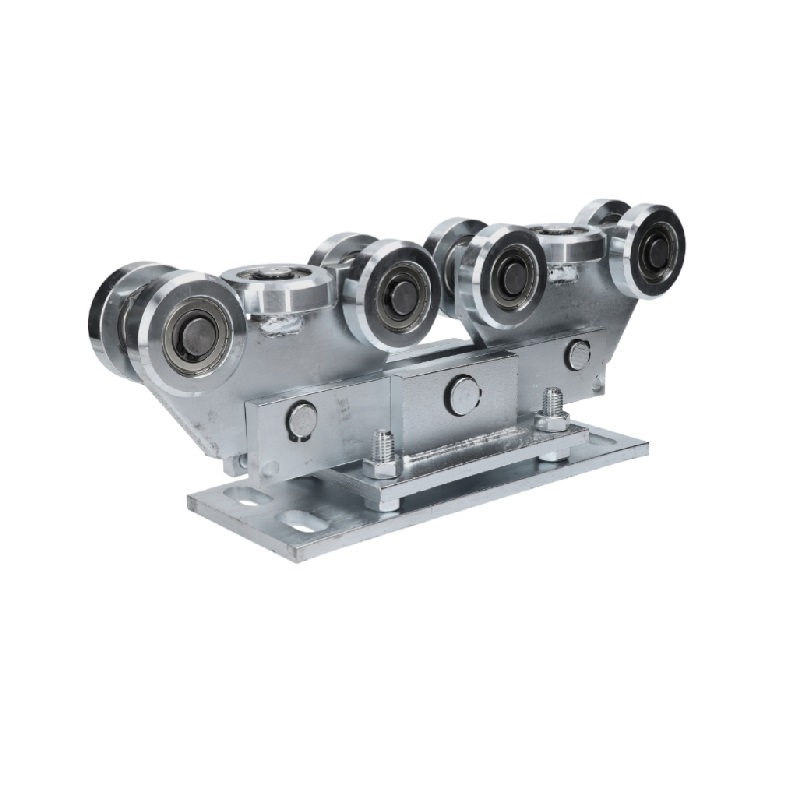 W Set80/Zn-10 - samonosný systém 80x80x5mm posuvnej brány do 400kg/7m otvor (W39/80Zn 6m pozinkovaný profil, 2x W3910F.80, 1x W36/80, 1x W37M, 1x W32/80)