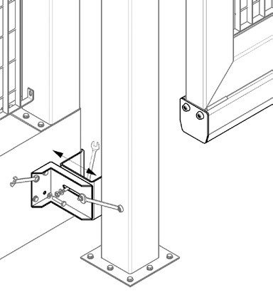 C468S/120 fixačná platňa 120mm na navarenie