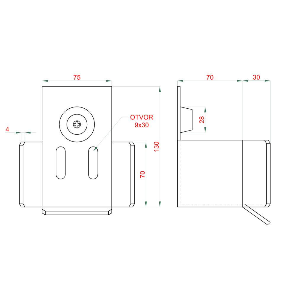 W-SET60F2 set bez profilu pre samonosný systém, (2x W35S/ F2, 1x W32/60, 1x W36/60, 1x W37S)