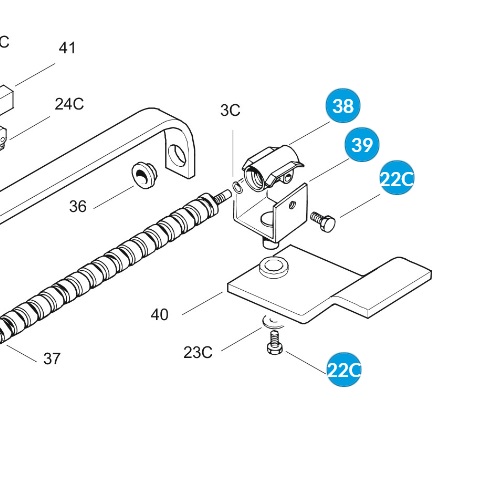 Came 88001-0139 motorová jednotka pre ATI A3006 A3106 A5006 A5106