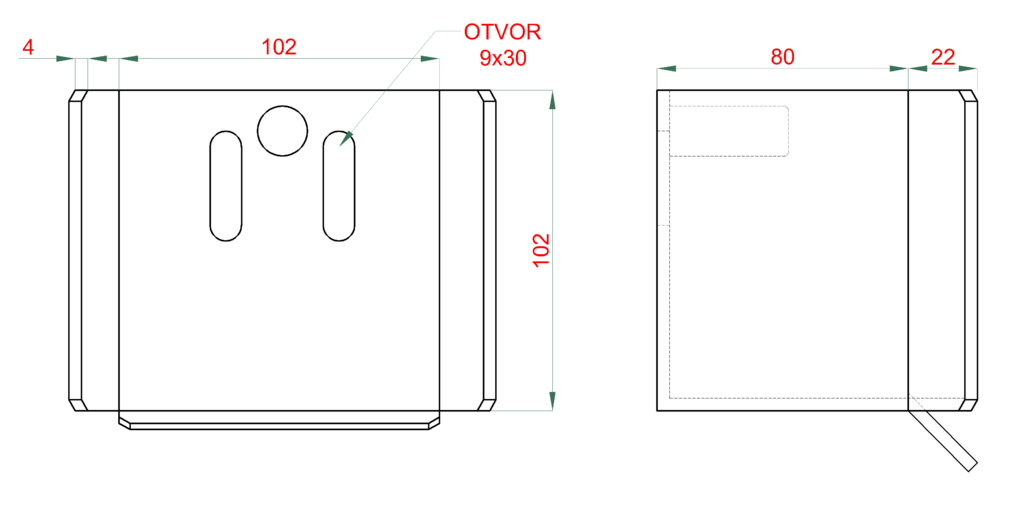 W Set80/Zn-N samonosný systém 80x80x5mm posuvnej brány do 300kg/5m otvor (W39/80Zn 6m pozinkovaný profil, 2x W35MR/ N, 1x W36/80, 1x W37M, 1x W32/80)