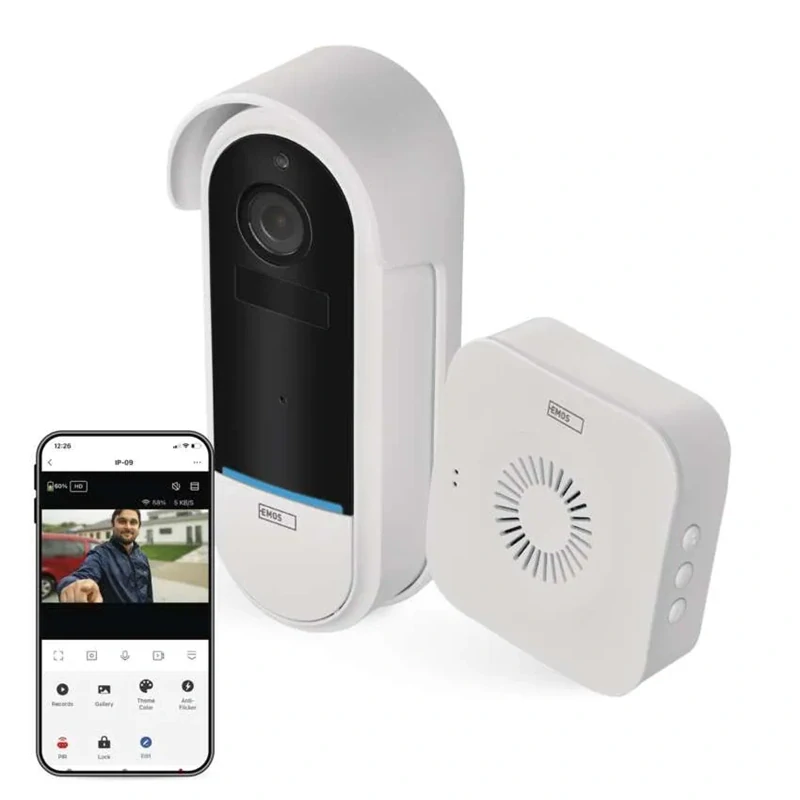 GoSmart H4032 Domový bezdrôtový batériový videozvonček IP-15S s wifi