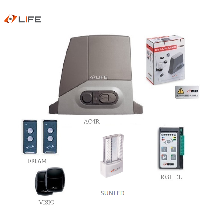 LIFE AC4R 042 - s 1x AC4R, 2x DREAM,1x VISIO, 1x SUNLED230, - sada do 400 kg