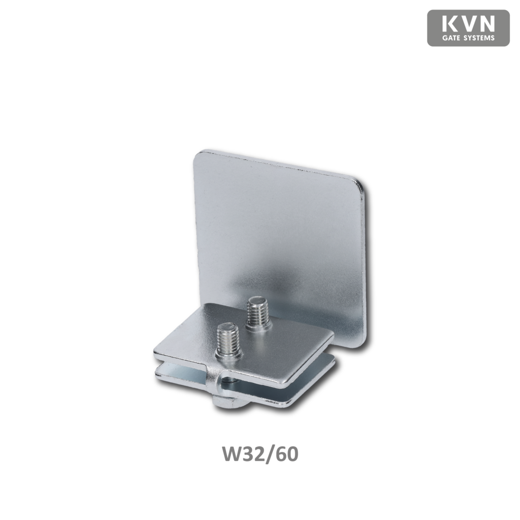 W32/60 - pozinkovaná krytka pre C-profil 60x60x4mm samonosnej brány