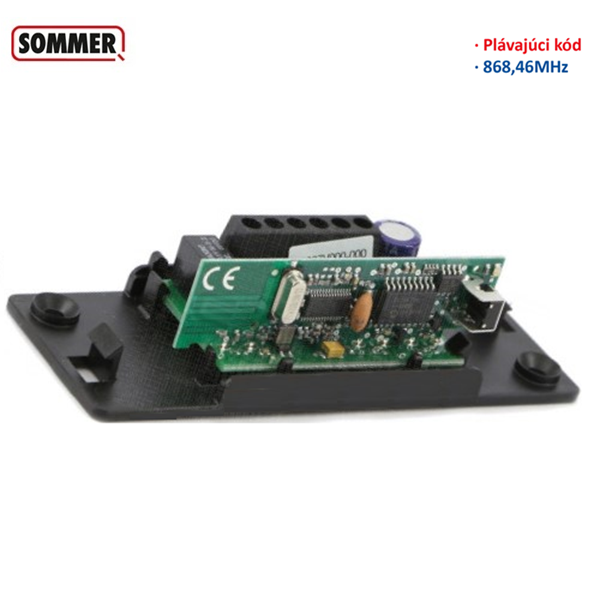SOMMER Externý prijímač pre pohon brány, 2-kanálový 868 MHz