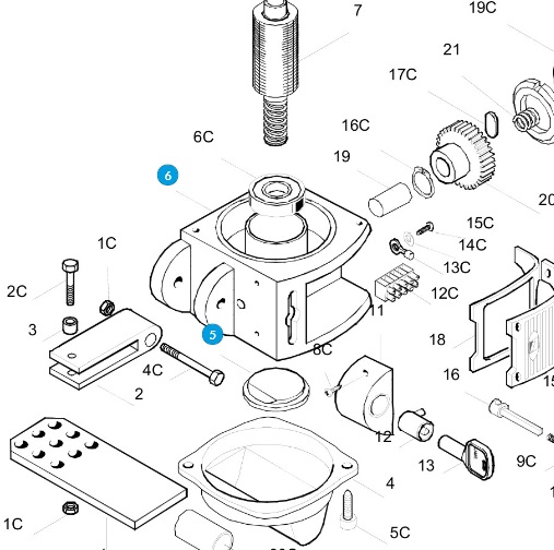 CAME 119RID166 - Prevodová skriňa KRONO