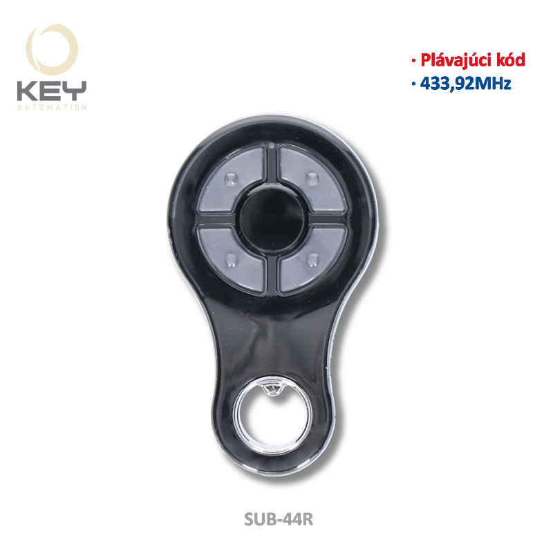 KEY SUB-44R 433,92MHz 4-kanálový vysielač, plávajúci kód, 