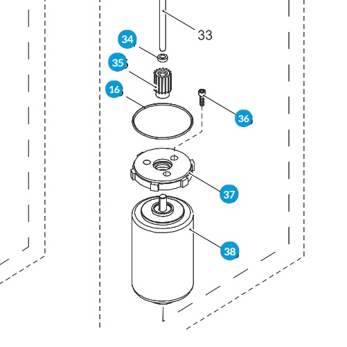 CAME 119RID344 - Motor - STYLO ME