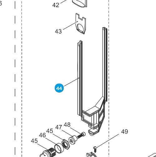 CAME 119RID347 - Odblokovacia páka - STYLO ME