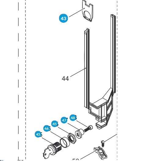 CAME 119RID348 - Zámok - STYLO ME