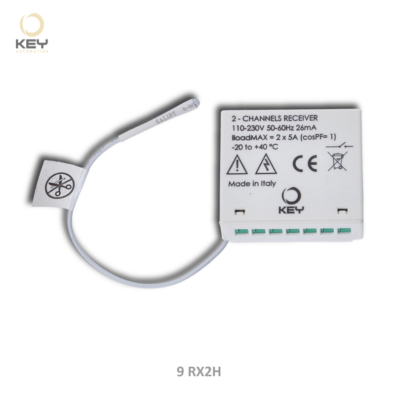 KEY RX2H - Riadiace jednotky pre osvetlenie