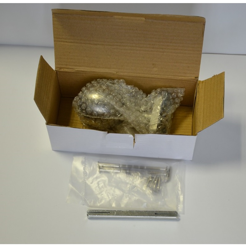 EB1-KGO11N-L guľa otočná, ľavá ku kľučke s oválnou rozetou, bal. : 1 ks, brúsená nerez K320 /AISI30