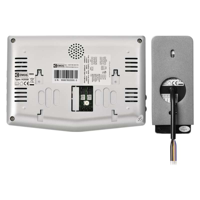 EMOS H2030  strieborný Domáci videotelefón, farebná sada 