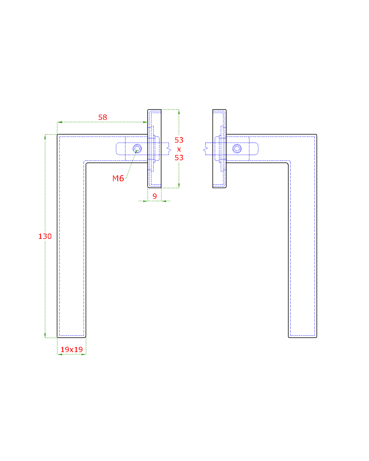 EB1-JKLD84N - kľučka nerezová (pár), balenie: 2ks kľučka, príslušenstvo k montáži, brúsená nerez K320 /AISI304