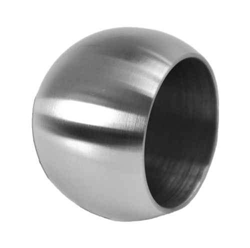 EB1-4640 ukončenie madla na trubku ø 42.4mm, brúsená nerez K320 /AISI304