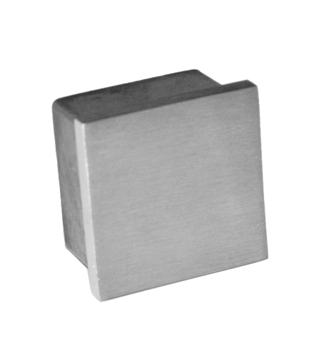 EB1-J420 ukončenie na jokel (40x40x2.0mm), brúsená nerez K320 /AISI304