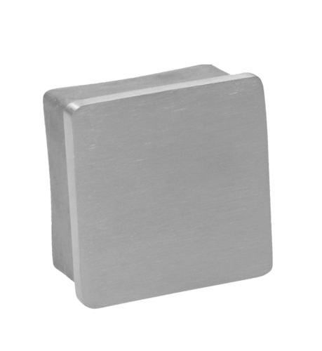 EB1-J520 ukončenie na jokel (50x50x2.0mm), brúsená nerez K320 /AISI304