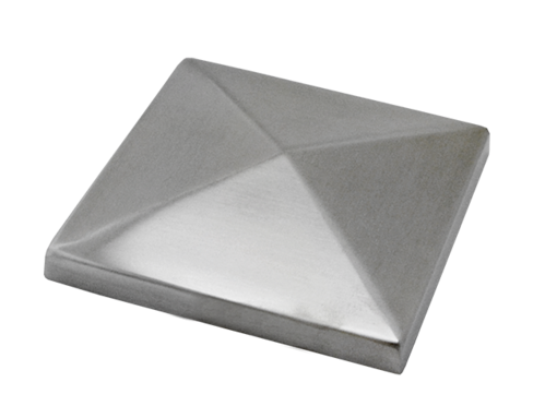 EB1-J800 ukončenie strieška na jokel (100x100mm), brúsená nerez K320 /AISI304