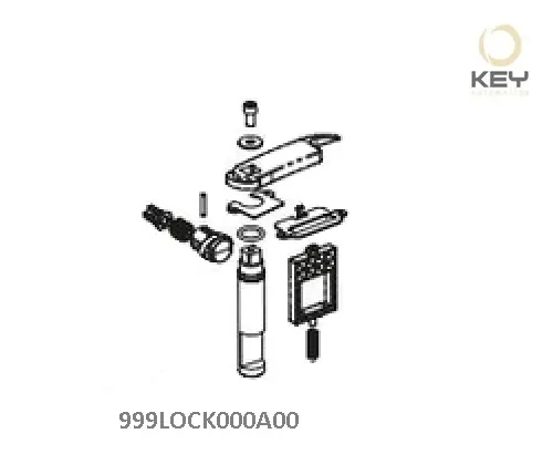 KEY 999LOCK000A00 odblokovací mechanizmus- komplet pre motory SUN