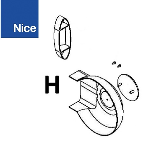 PRSI09A krytka pre úchyt a koniec závory SIGNO6
