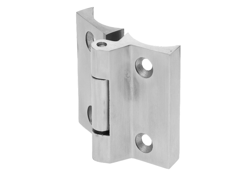 EB1-ZS42 záves na brány, na trubku ø 42.4mm, L:70mm, brúsená nerez K320/ AISI304