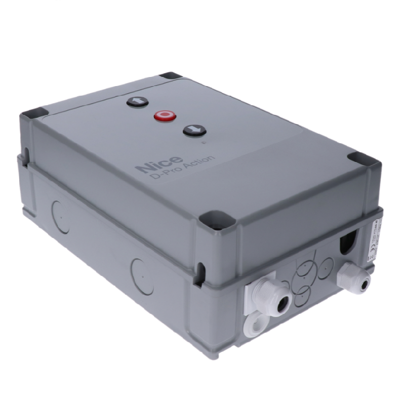 NICE NDCC2000 riadiaca jednotka D-PRO ACTION 400Vac, 2.2kW, IP65 pre priemyselne pohony SD, konektor CEE pre OXIBD programovanie cez Oview- náhrada za UST1K