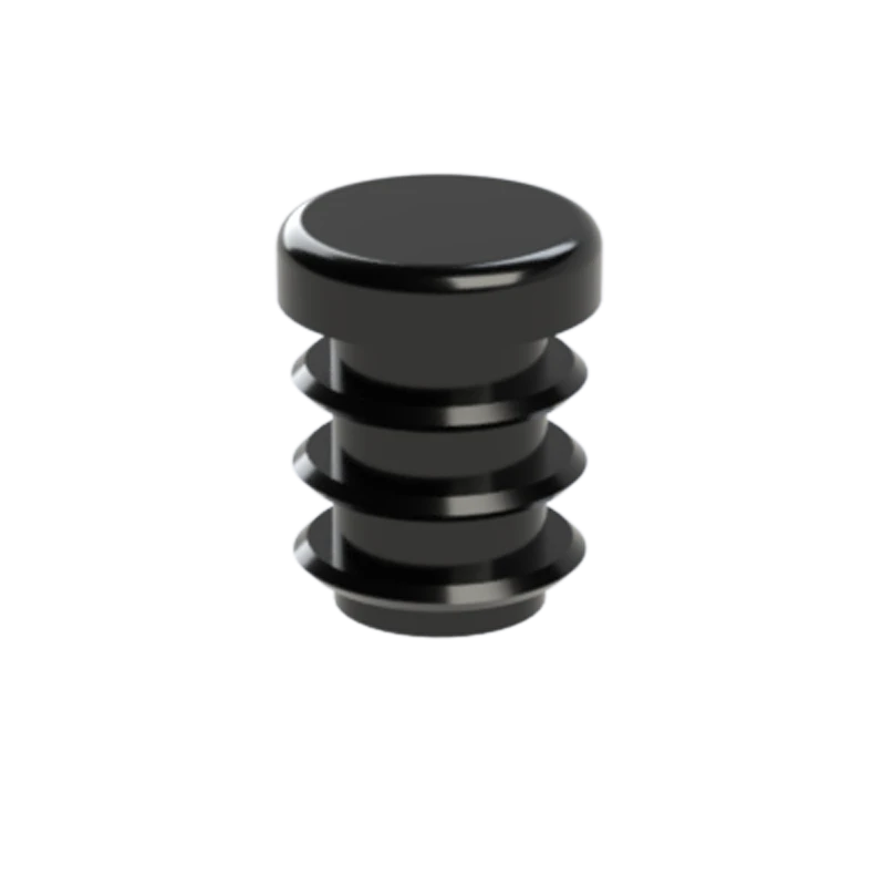 ZO12 Okrúhle, Vnútorná krytka guľatá ø 12 mm, plastová, Biela, Čierna, Šedá