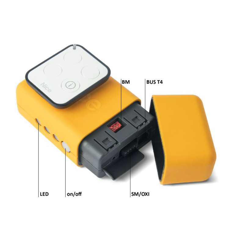 NICE Nové rozhranie PRO-VIEW - programovacia jednotka pre zariadenia s konektorom BUS T4, inštalácia cez smartfón vďaka NICE PRO aplikácie, obsahuje SK / CZ jazyk, potrebné N IBT4N , zatiaľ nepodporuje IOS