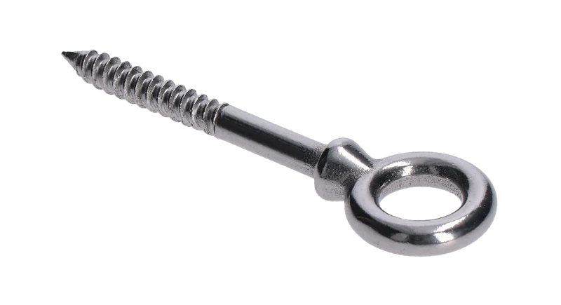 E2-8268 skrutky s okom a závitom do dreva, Art.8268 A4/ AISI316 - d5-d6-d8