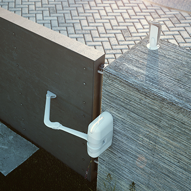 KEY BMET kovový box pre odblokovanie pohonu REVO z vonku pomocou lanka REV3