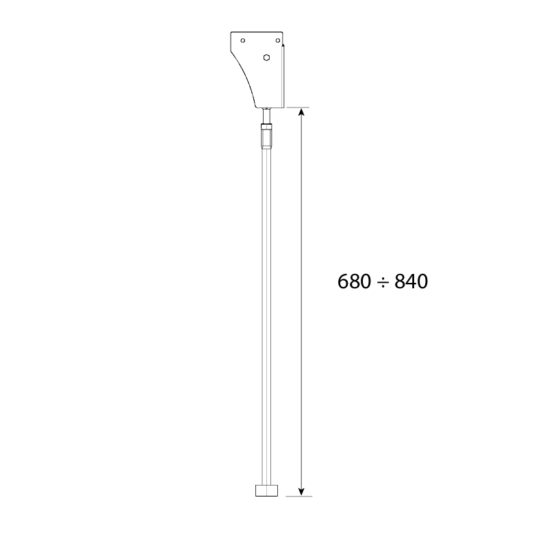 CAME 803XA-0330 pohyblivá podpora ramena