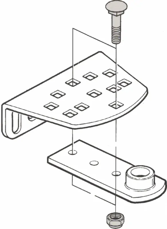 NICE PLA15 - nastaviteľná predná konzola 