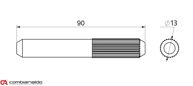 C901/20 Čap na prepojenie U profilov Combi Arial do C902/20, C900/20