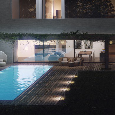 KEY 9 STIKTW Vonkajšie LED osvetlenie inštalácia vertikálne (do zeme), H = 986mm