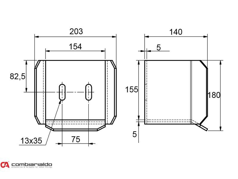 C397G Grande doraz pre samonosnú bránu