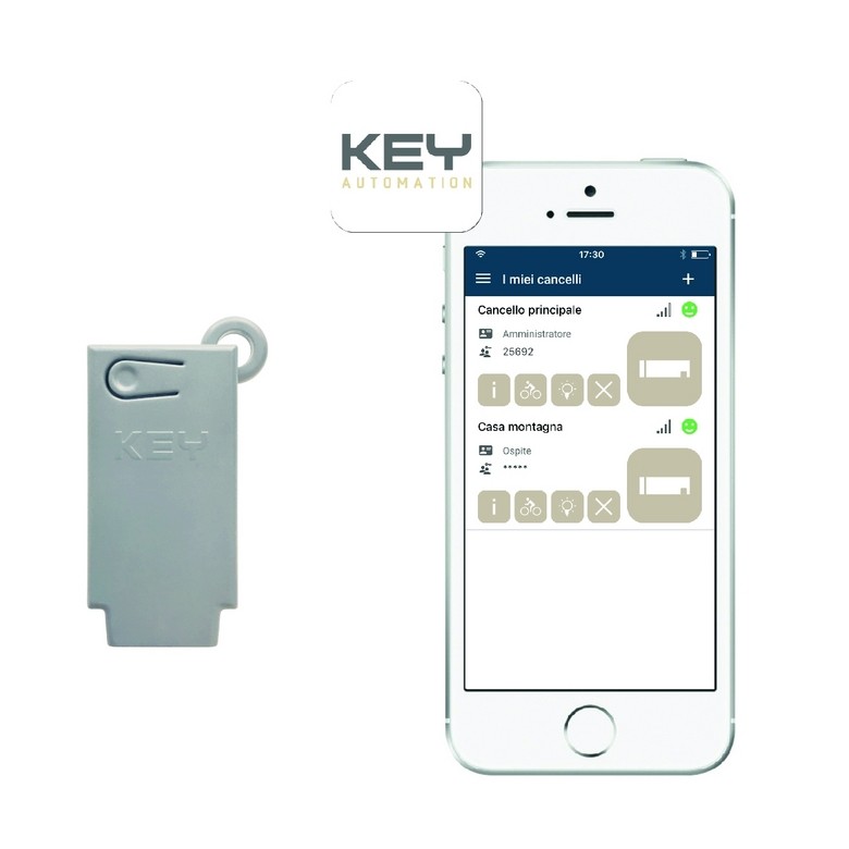 KEY KUBE - Bluetooth rozhranie pre ovládanie brány prostredníctvom aplikácie