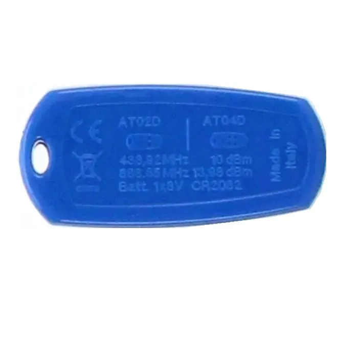 CAME AT02D - dvojkanálový vysielač, plávajúci kód s duálnou frekvenciou - 433,92 - 868 MHz - náhrada TOPD4REN