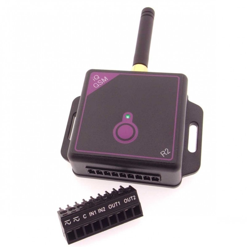 GSM kľúč / GSM relé iQGSM-R2 s alarmom, počet užívateľov 6 / 20, 1 výstup