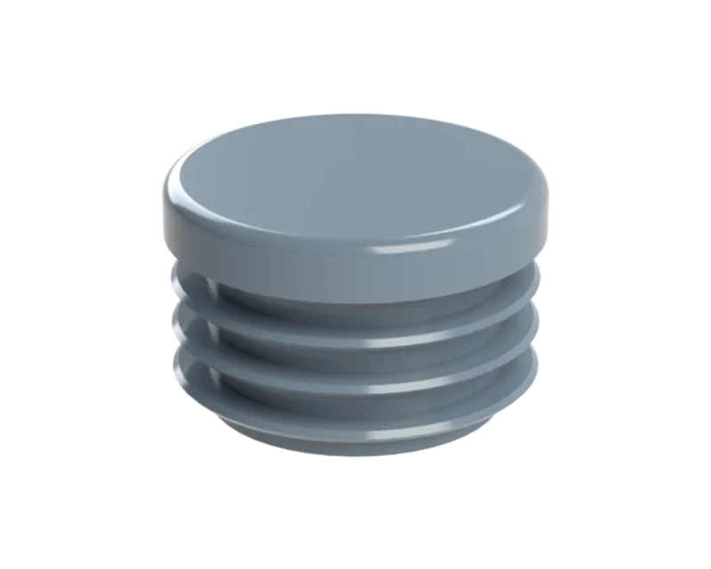 ZO32GRAY Vnútorná krytka guľatá ø 32 mm, plastová, sivá