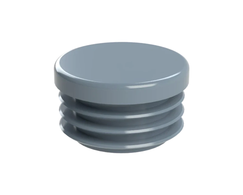 ZO 1WHITE ZO 1WHITE Vnútorná krytka guľatá ø 34 mm, plastová, biela