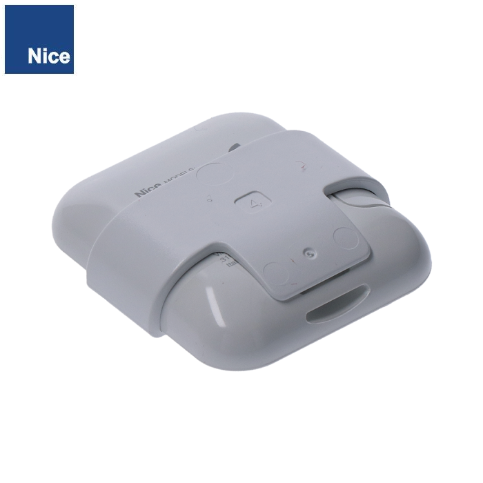 NICE plastový držiak vysielača Era One, biely + samolepka