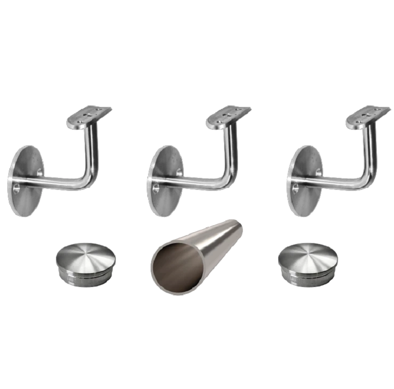 EB2-M400 5ks úchyt, madlo ø 42.4mm s ukončením, 4000 mm