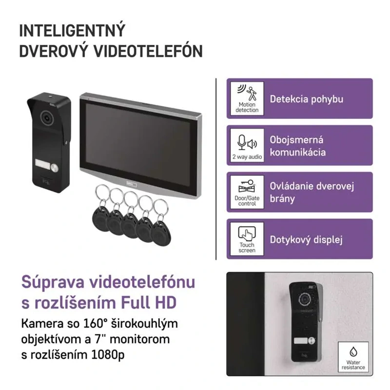 H4020 GoSmart Sada domáceho videovrátnika EMOS IP-750A s WiFi