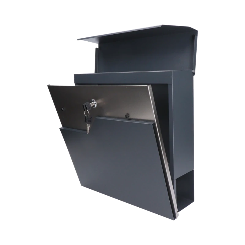 SMA-12 Poštová schránka, A4, nerez AISI410 a pozink, RAL7016